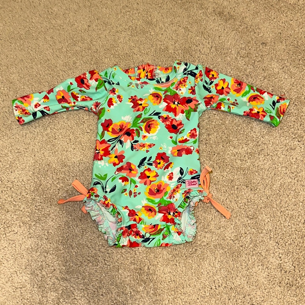 0-3 m ruffle butts swim. VGUC, never worn.